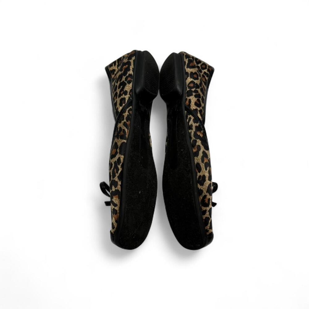 Sam & Libby Square Toe Leopard Print Ballet Flats women’s size 8 1/2 - Picture 5 of 8